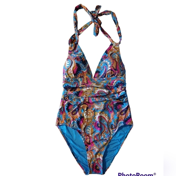 LUCKY Brand One Piece Swimsuit NWT Sz.S - Picture 1 of 5